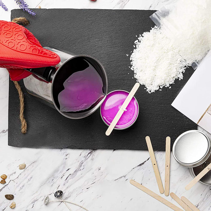 DIY Kerzenherstellung Kit,Duftkerzen,Candle Craft Supplies Set，Mit Candle Make Giesstopf,Dochte,Kerz