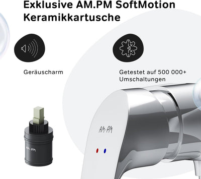 Mischbatterie Dusche, Duscharmatur mit Einhebelmischer, Einhand-Brausebatterie, Einhebelarmatur Bad,