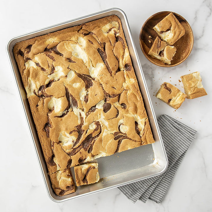 Nordic Ware Kuchenform aus natürlichem Aluminium Natural 17 x 12 High-Sided Sheet, Natural 17 x 12 H