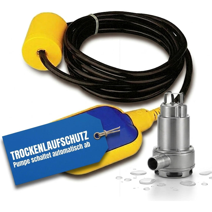Schwimmerschalter Wasserstandsregler 5m Kabel für Tauchpumpe Pumpe 125/250V 10A rechteckig 5 m, 5 m