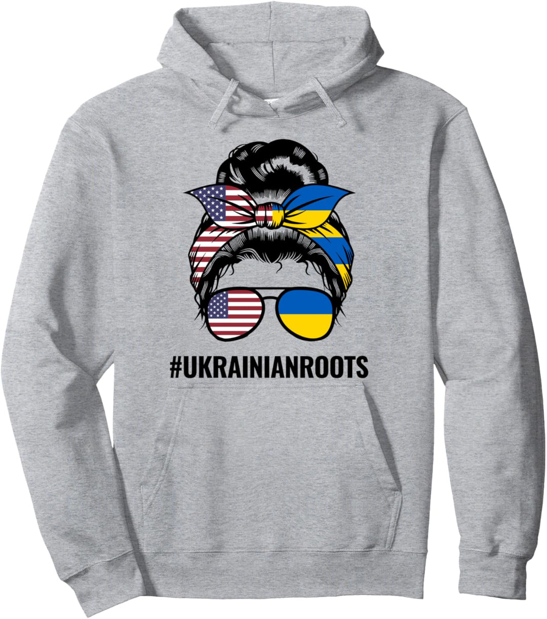 Ukrainianroots Ukraininan-Flagge Pullover Hoodie