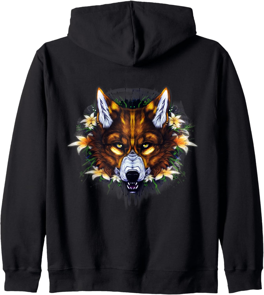 Wütender Wolf Kapuzenjacke