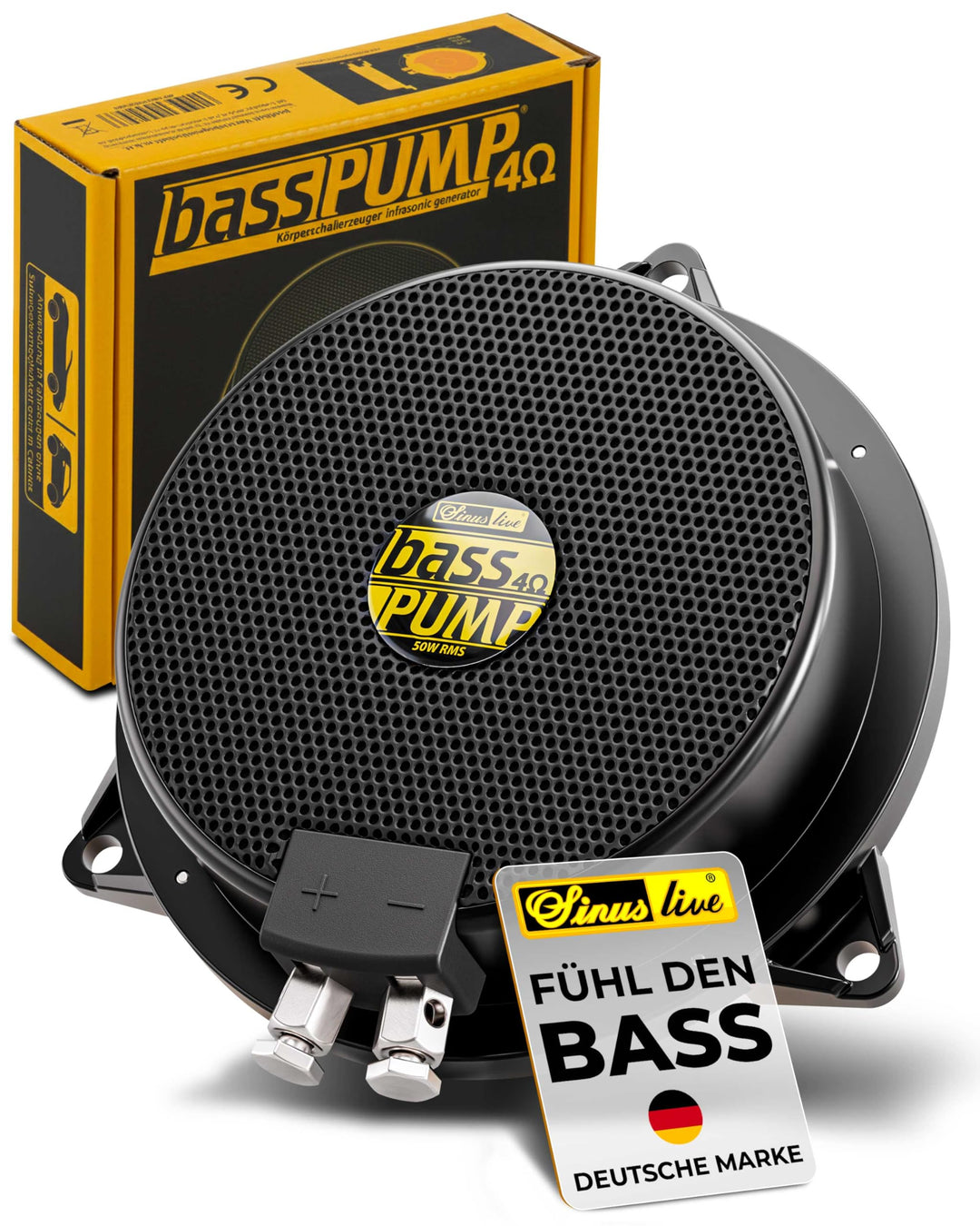 Sinuslive BassPump III 4 Ohm Körperschallwandler, 4 Ohm