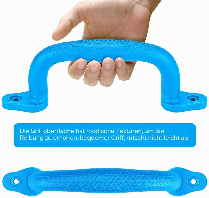 Dolibest Sicherheitsgriffe, 18cm rutschfeste Solide Handgriffe Klettergeräte Greifer Griffe für Spie