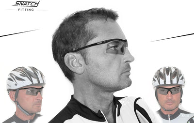 Snatch Radbrille Selbsttönend Polarisiert - Fahrradbrille Photochrome Sportbrille Sonnenbrille Ski L