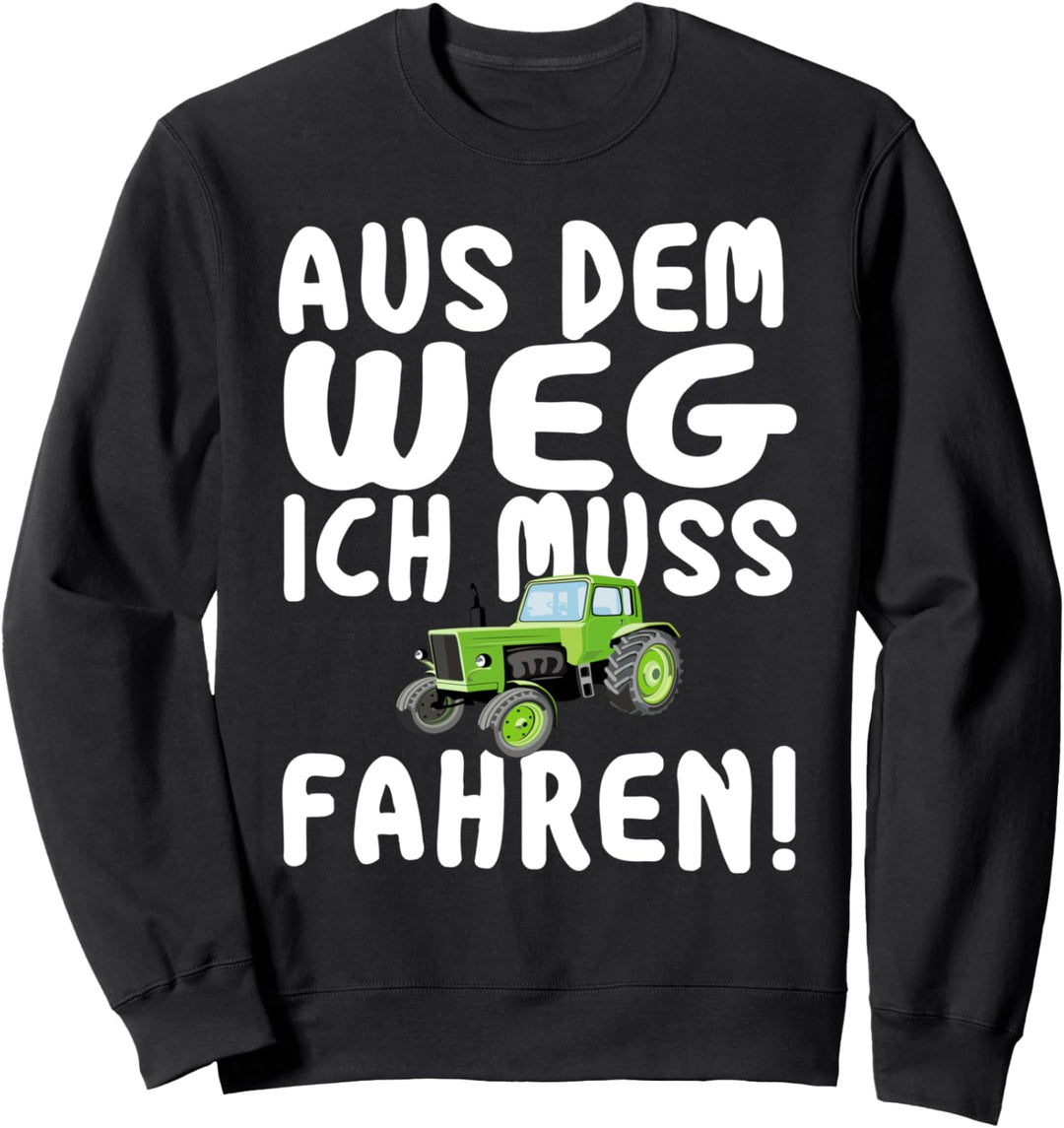 Ackerdemiker Traktor fahren Spruch Agrar Gülle Evolution Sweatshirt