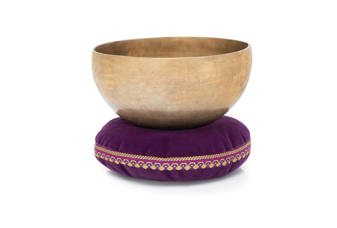 XDrum Omshanti Klangschale 13 cm Set - Gewicht: 500g - handgemacht in Indien - ideal für Meditations
