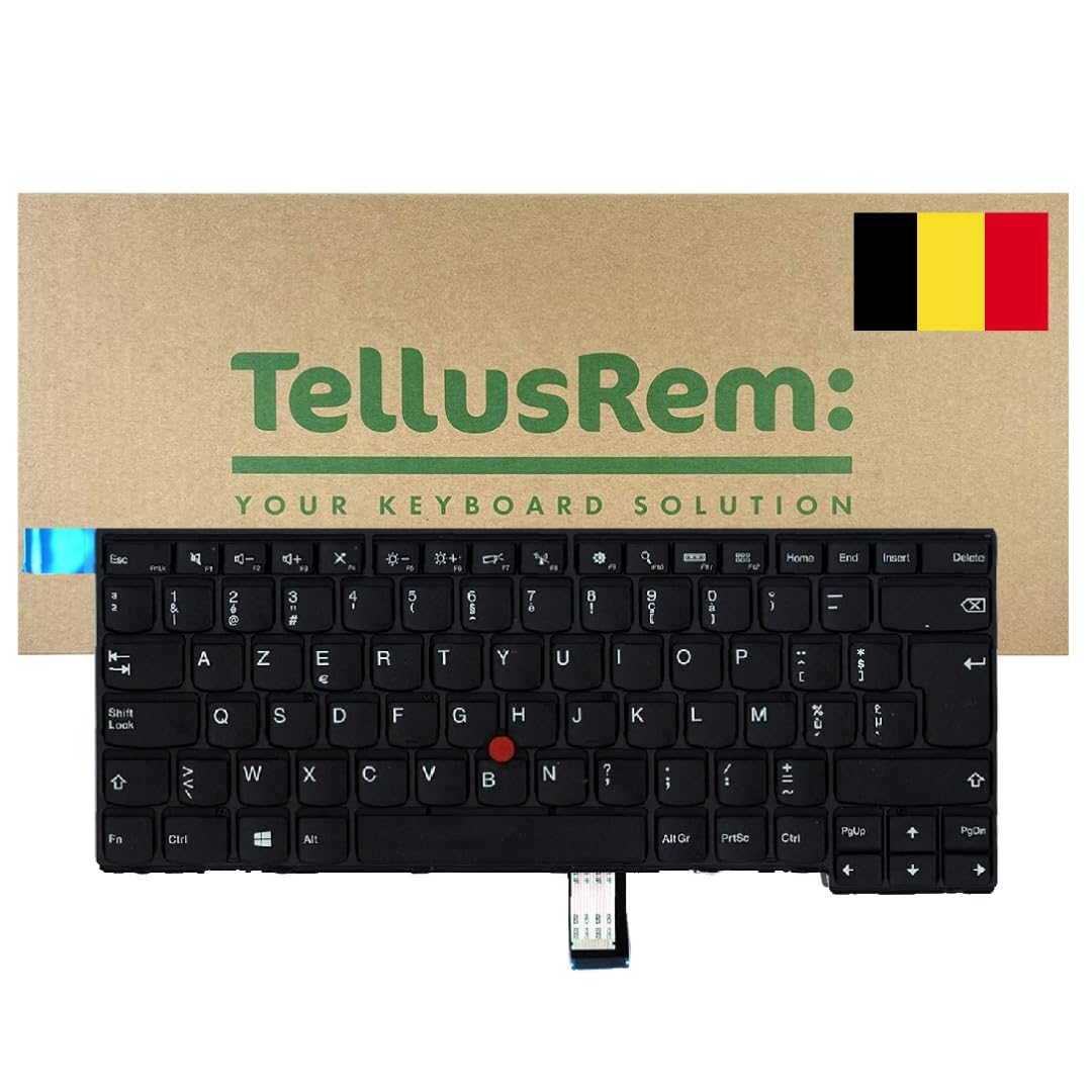 TellusRem ersatztastatur Belgier Nicht Hintergrundbeleuchtung für Lenovo Thinkpad T431 T431S E431 T4