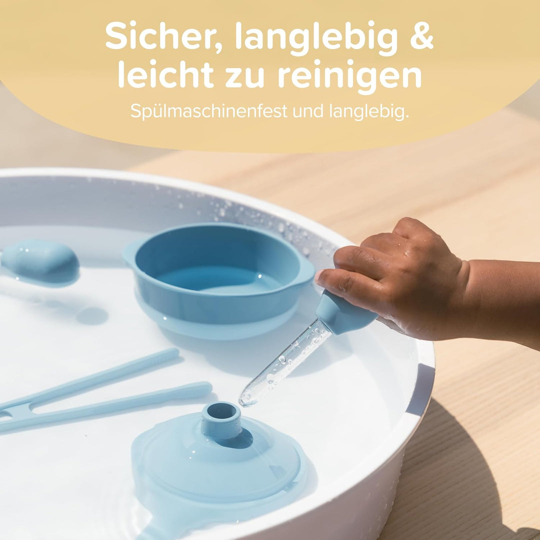 Inspire My Play Sensory Play Starter Tool Kit - Blue Tuff Tray Accessories and Sensory Tray Toys for