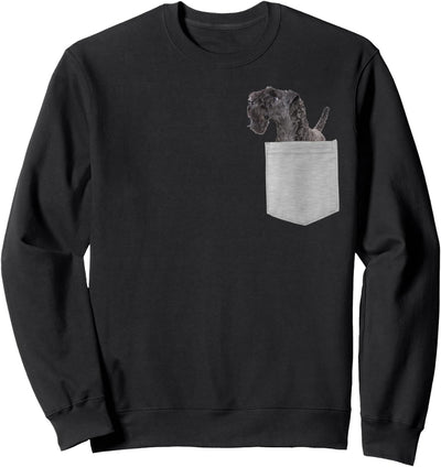 Dog in Your Pocket Kerry Blue Terrier Sweatshirt