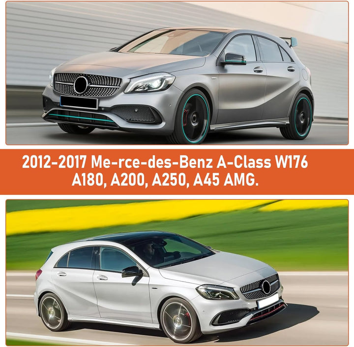 wasserdichte Autoabdeckung für Mercedes Benz A-Klasse 2012-2017, 6 Schichten Outdoor Full Car Cover