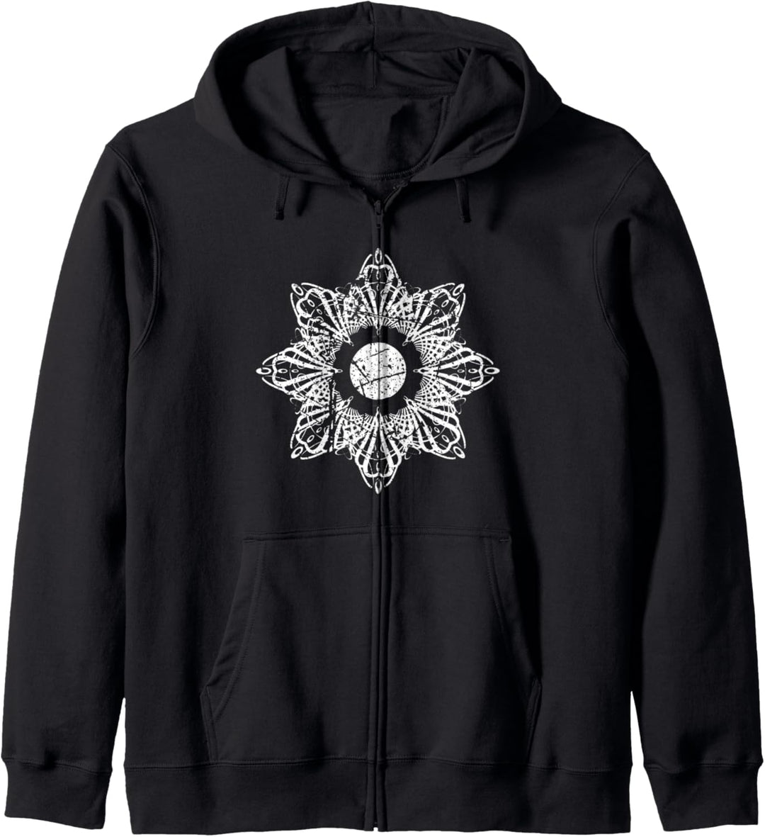 Gothic Floral Crown Grunge Kleidung Ästhetisch Gothic Occult Kapuzenjacke