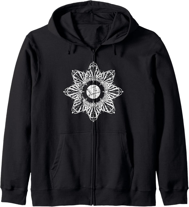 Gothic Floral Crown Grunge Kleidung Ästhetisch Gothic Occult Kapuzenjacke