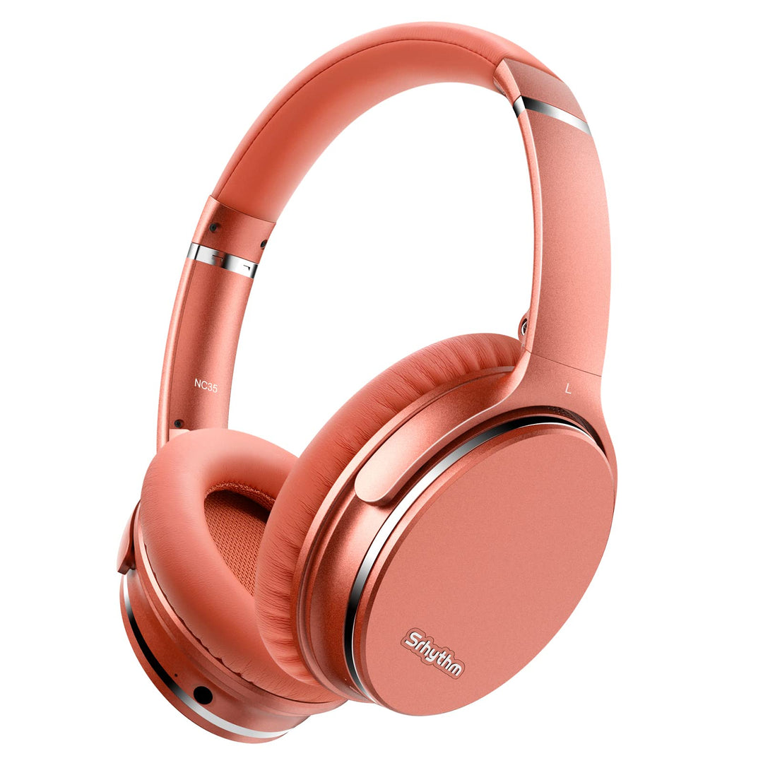 Srhythm NC35 Active Noise Cancelling Kopfhörer,Faltbar,Kabellos,Bluetooth 5.0,Over-Ear mit USB-C Sch