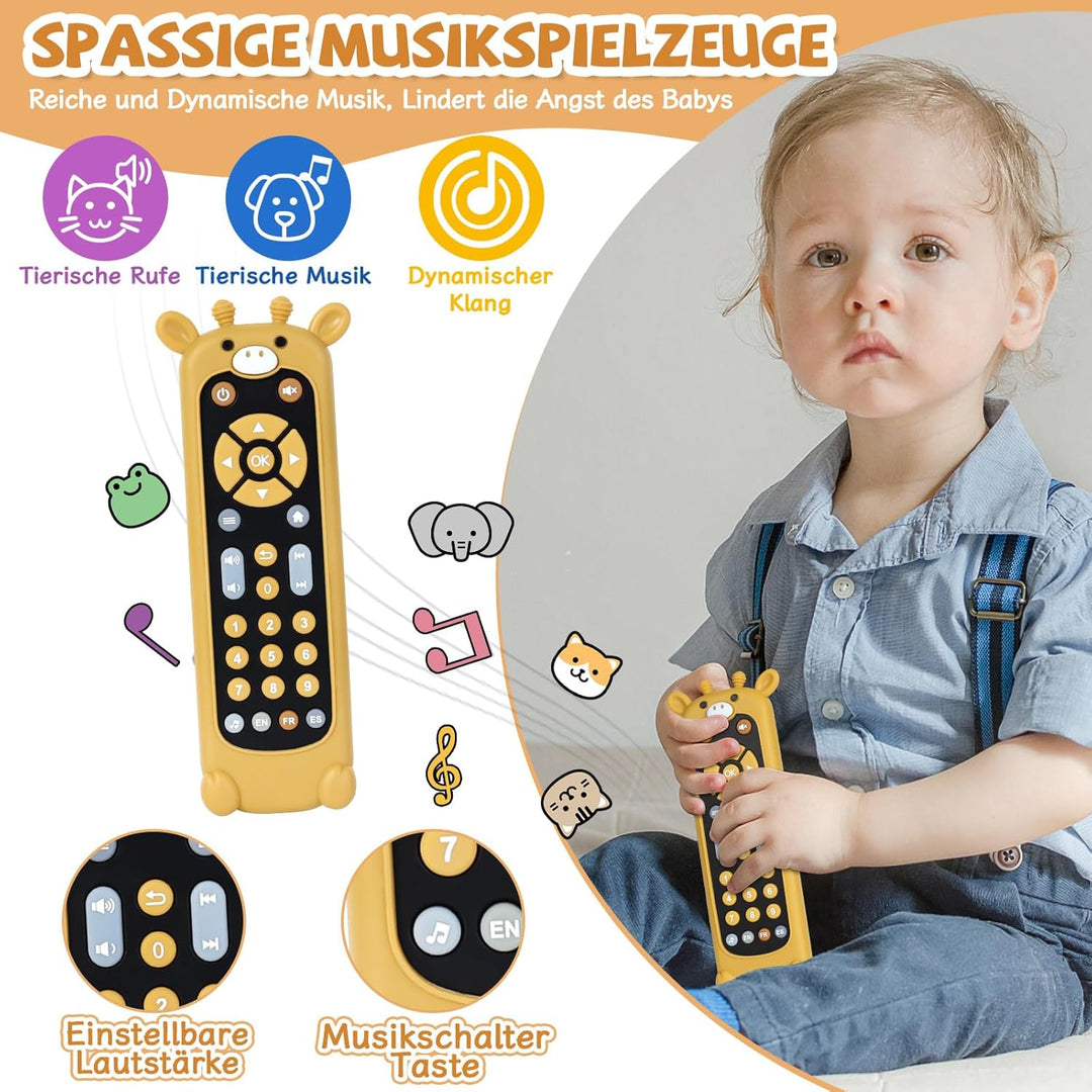 Orzbow Baby Spielzeug 6 Monate +, Einstellbare Lautstärke Baby Fernbedienung Spielzeug, Frühes Pädag