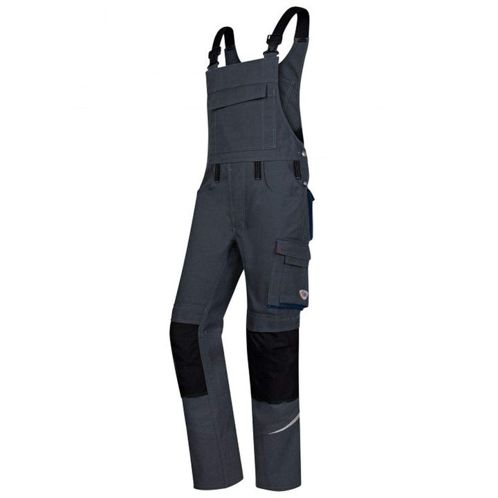 BP 1804-720-56-42n Latzhose, Stretch-Hosenträger mit Clipbefestigungen, 305,00 g/m² Verstärkte Baumw