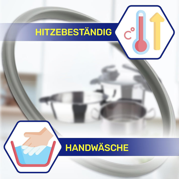 MONTERAL Dichtung für Schnellkochtopf – Durchmesser Ø 22 cm - 038-667-00-205/0 3866700205 für Fissle