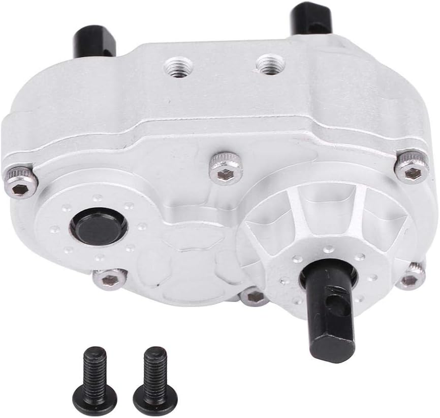 RC Crawler Transfer Case, Metall RC Car Transfer Case mit Schrauben für SCX10 / Gelande II D90 1/10