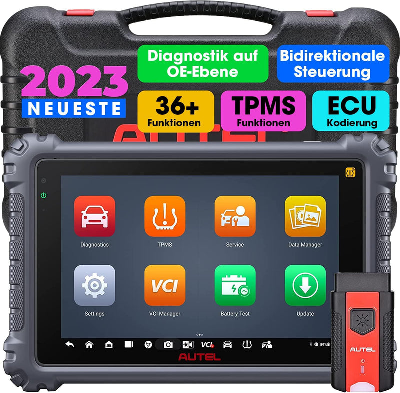 Autel Scanner MaxiCOM MK906PRO TS: 2023 MS906BT/MS906TS/MS906Pro TS, Volle TPMS-Funktionen, Alle Sys