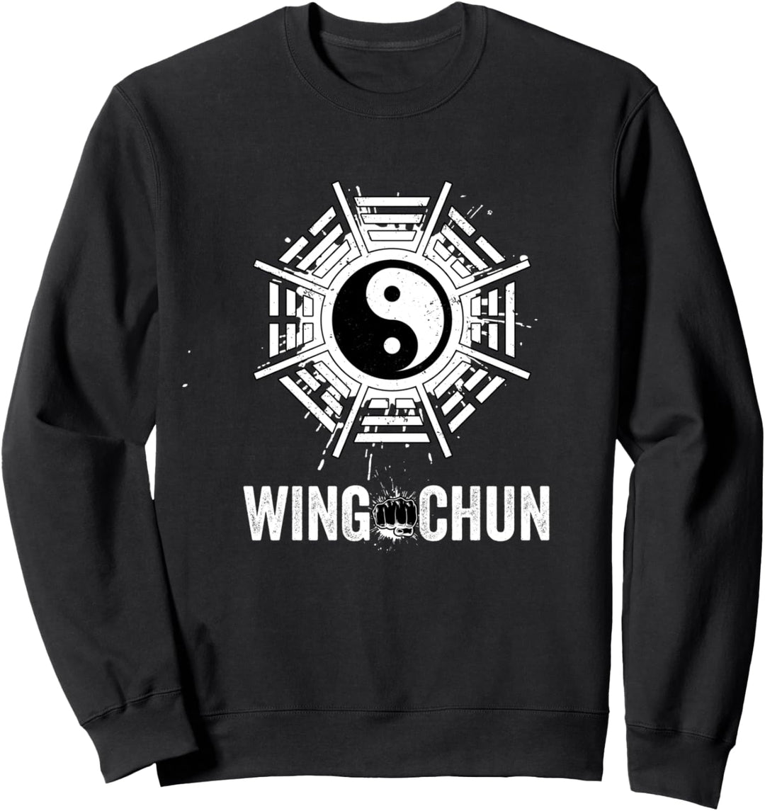 Wing Chun Yin Yang Chinesische Kungfu-Kampfkünste Balance Sweatshirt
