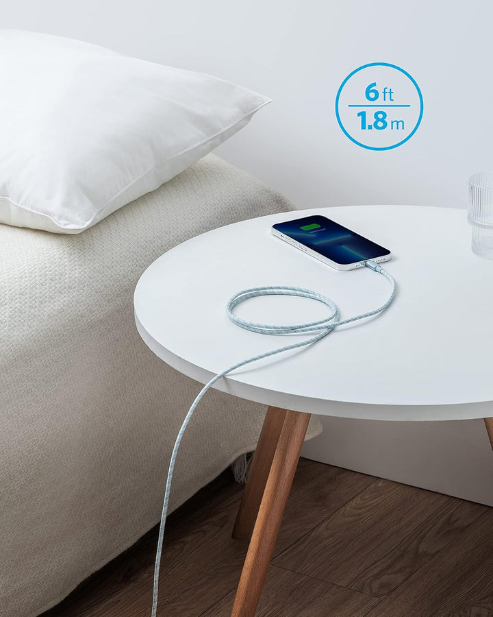 Anker USB C Lightning Kabel, 331 USB C auf Lightning Ladekabel 180cm, MFi zertifiziert, New Nylon Sc