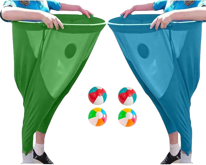 2 Set Oma Hosen Spiel Für Den Garten, Granny Pants Yard Game Set, Oma Hosen Outdoor Spiel Mit 4 Hüpf