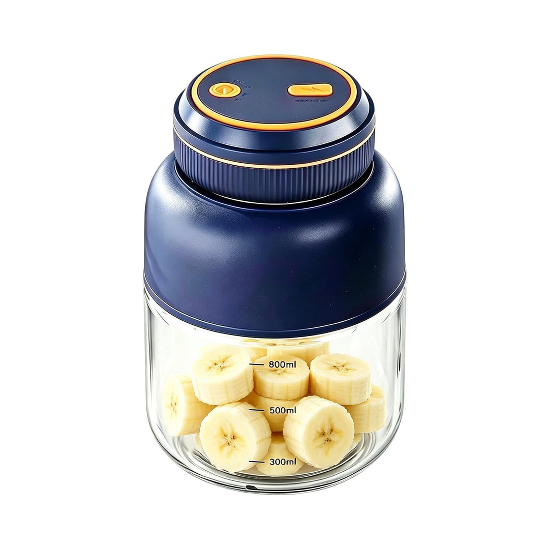 Personal Blender – 800 ml kabellose USB-Rührmaschine, Entsafter für Shakes mit 6-Blatt-Ultra-Edelsta