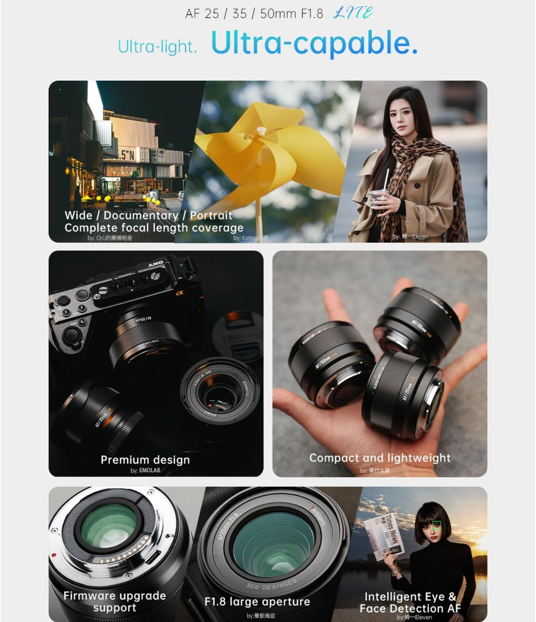 7artisans AF 50mm F1.8 Objektiv für FX – Lichtstarkes Spiegellose Festbrennweite Objektiv mit STM-AF
