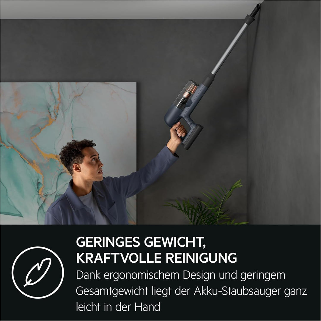 AEG Ultimate 7000 Akku-Staubsauger, ETM TESTSIEGER, Extra Kraftvoll, Ultraleicht 2,2 kg, bis zu 40 M