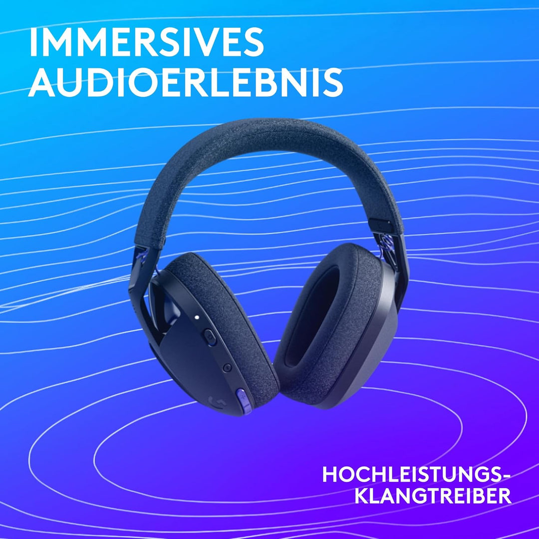 Logitech G G321 LIGHTSPEED kabelloses Bluetooth-Gaming-Headset, dynamischer Komfort und Passform, 16