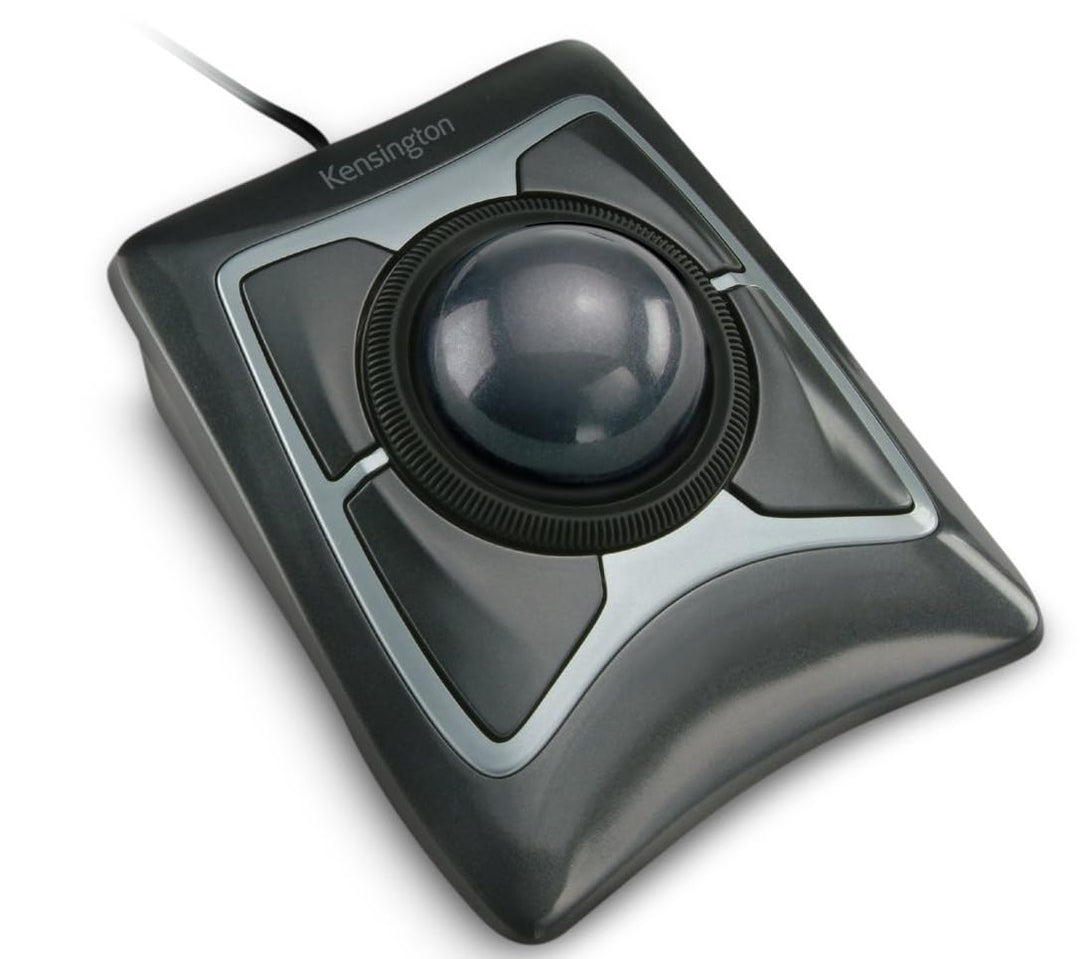 Kensington Expert Mouse Trackball, Kabelgebundene Computermaus mit Trackball &amp; Scrollring, 55 mm Kug