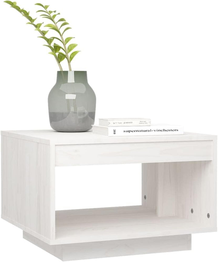 50x50x33,5 cm Beistelltisch Holz Wohnzimmer Tisch für Couch Quadratischer Wohnzimmertisch Modern Kle