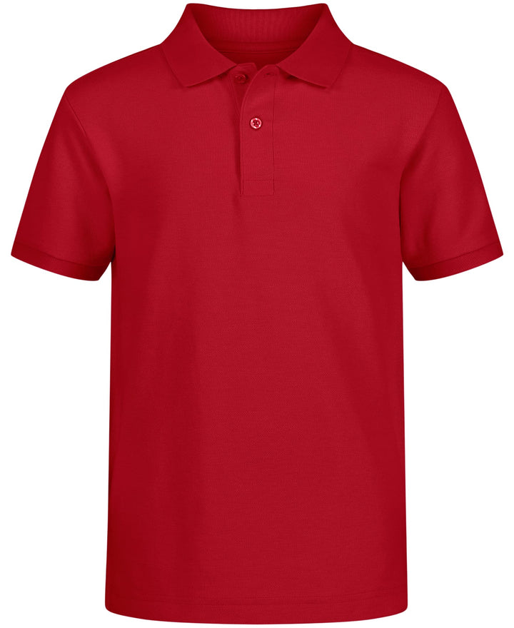 Nautica Jungen Short Sleeve Polo Polohemd (1er Pack) M Rot, M Rot