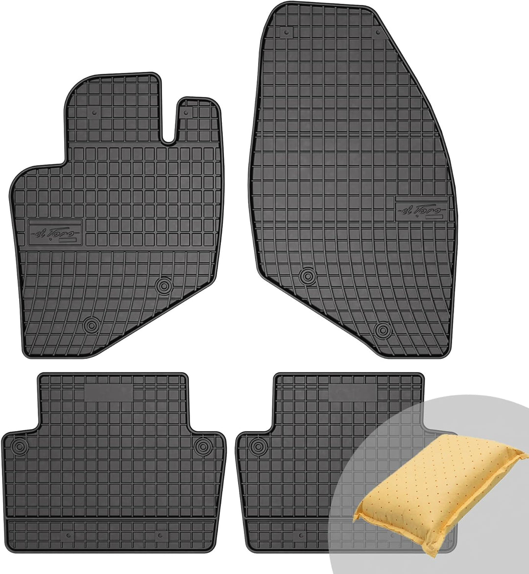 FROGUM El Toro Gummimatten Ganzjähriges-Set von Autofussmatte Auto Fussmatten für Volvo S60 I 2000-1