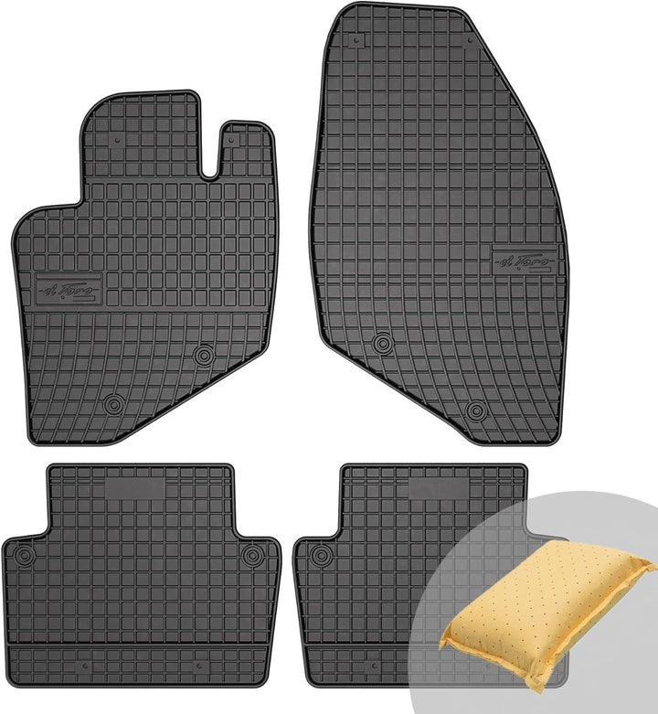 FROGUM El Toro Gummimatten Ganzjähriges-Set von Autofussmatte Auto Fussmatten für Volvo S60 I 2000-1