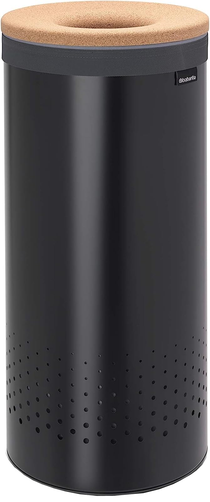 Brabantia - Wäschekorb - Quick-Drop-Öffnung - Perfekt sitzenden Baumwollwäschesack - Korrosionsfrei