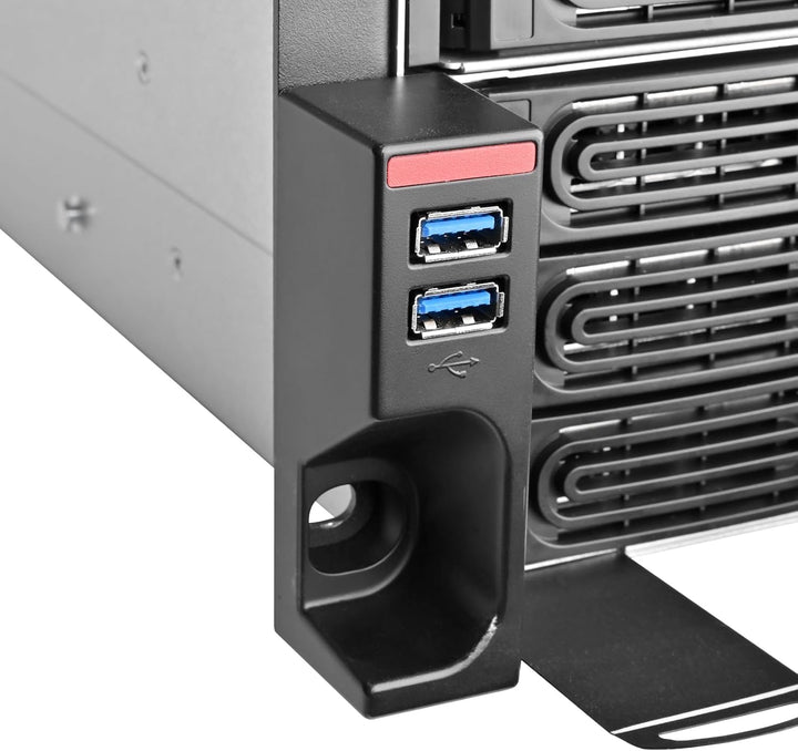 SilverStone Technology SST-RM43-324-RS, 4HE-Rackmount-Speichergehäuse mit 24 Schächten für 2,5-Zoll-