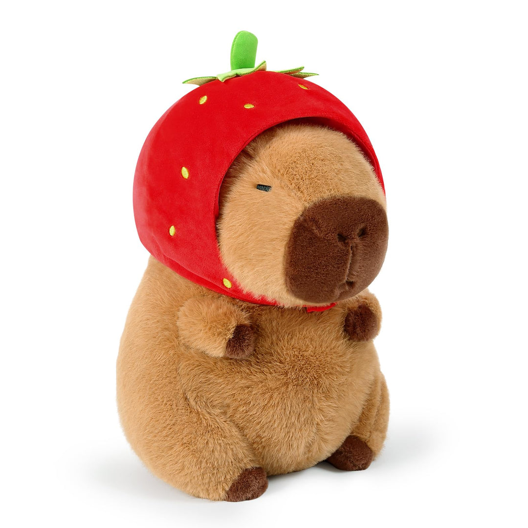 shownicer Plüschtier Capybara Kuscheltier Stofftier Kawaii Capybara Plüsch Kissen Spielzeug Wurfkiss