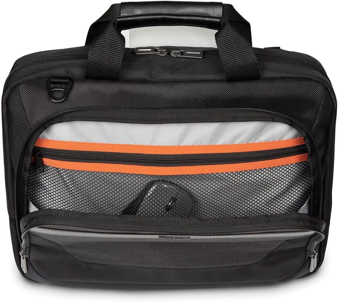 Targus TBT913EU CitySmart 12, 12.5, 13, 13.3, 14" Slimline Topload Notebooktasche – Schwarz/Grau, 14