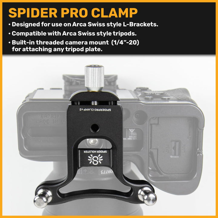 SpiderPro Clamp v2 Klemmplatte für Arca-Profile am Spider Holster, L-Bracket Clamp v2_new