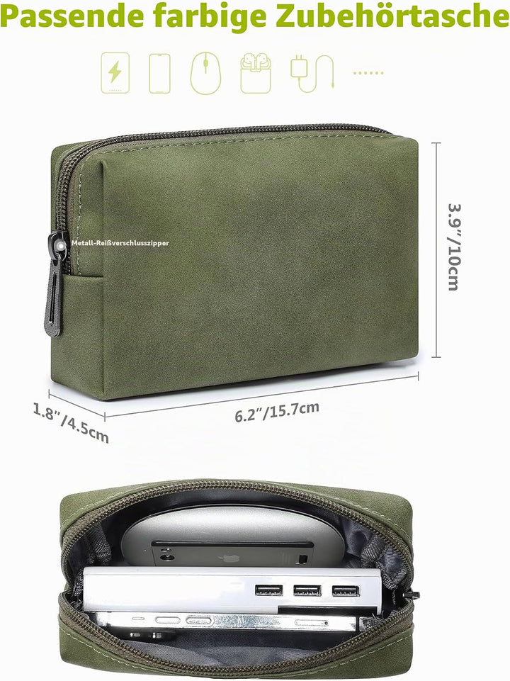 HYZUO 13 Zoll Laptop Hülle mit Standfunktion für 2026-2018 MacBook Air 13 M5 M4 M3 M2 M1, 2026 13" M