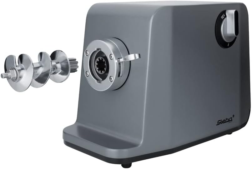 Steba elektronischer Fleischwolf, 3 Lochscheiben (3, 5, 8 mm), Grosse Auslassöffnung mit 6,6 cm, Hoc