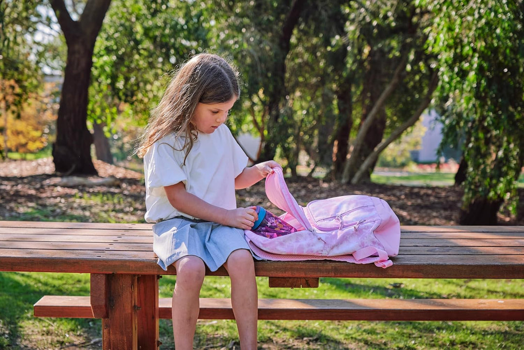 Contigo Kinder Trinkflasche Easy Clean Autospout mit Strohhalm, BPA-freie robuste Wasserflasche, 100