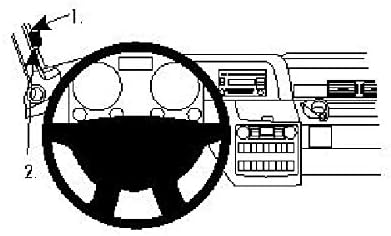 Brodit | ProClip Fahrzeughalter 804286 | Made IN Sweden | Linksbefestigung | für linkslenkende Fahrz