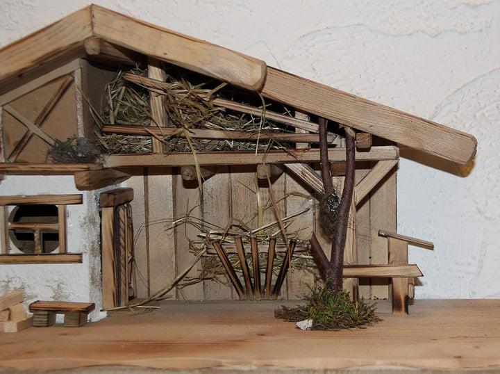 Holz und Gartentrends Weihnachtskrippe Krippe Krippenstall Weihnachten Weihnachtskrippen Tischkrippe