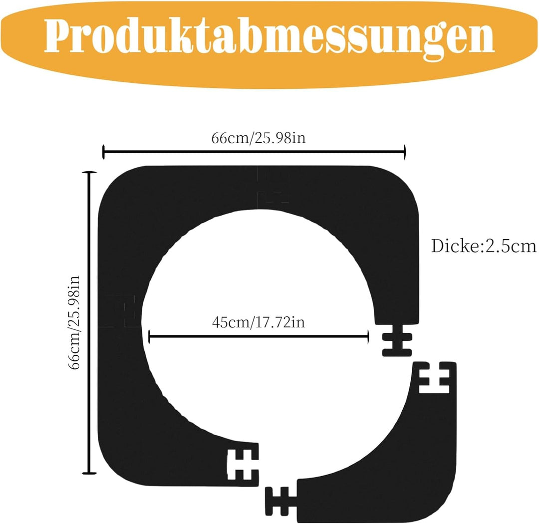 Dartscheibe Schutzring, Eva Surround Auffangring Dartboard Protective | Eva, 66x45x2,5cm Dartscheibe