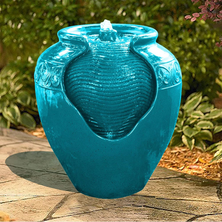 Peaktop Dekor Terrasse Garten Aquamarin wassenbrunnen Springbrunnen YG0037A-EU
