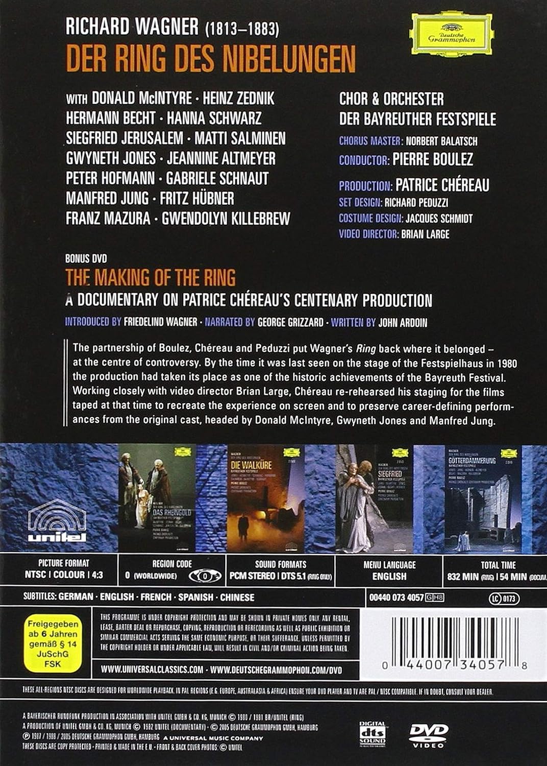 Wagner: Der Ring des Nibelungen (8 DVDs), DVD