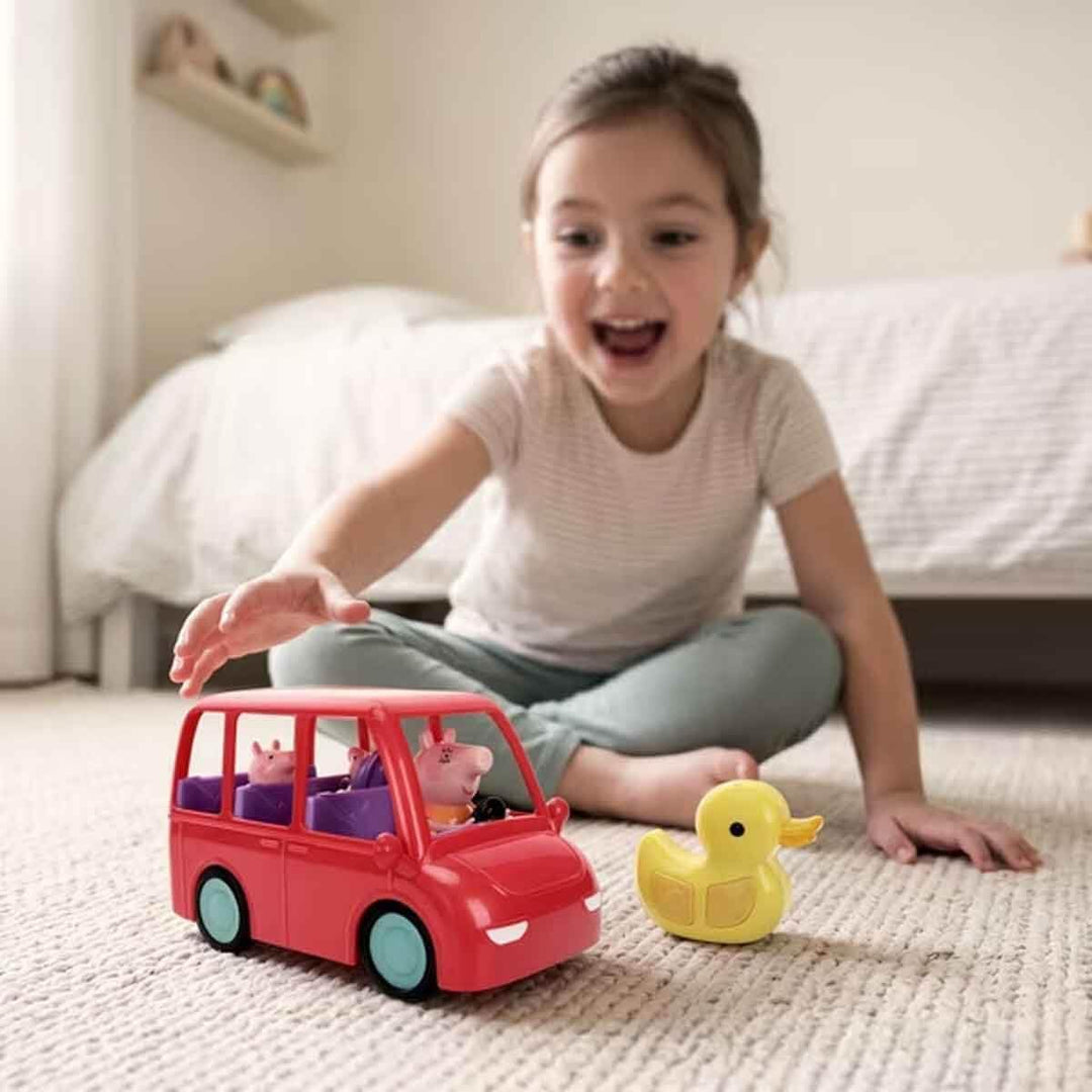 Jada Toys Peppa Pig RC Familienauto (17,5 cm) - ferngesteuertes Spielzeug-Auto für Kinder ab 3 Jahre