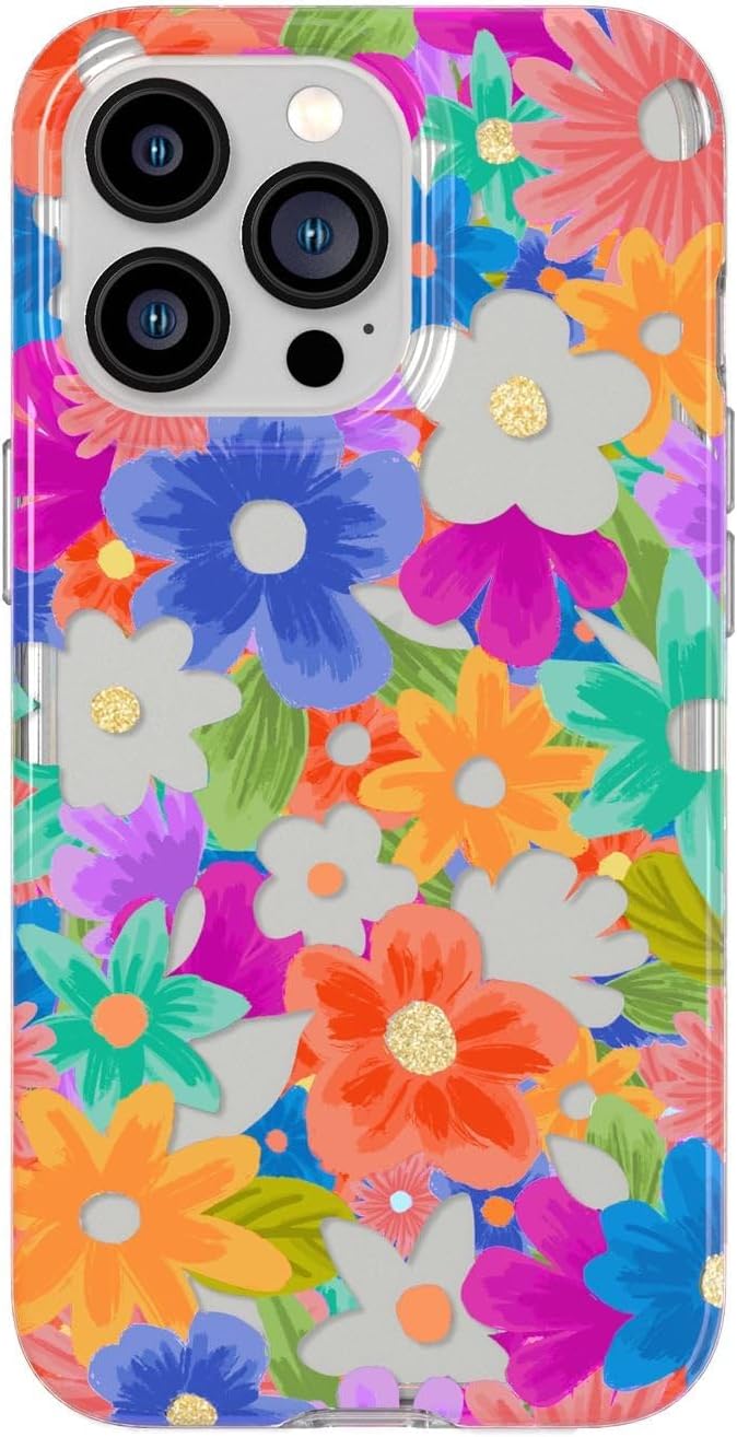 tech21 Evo Art Cutout Flora für iPhone 13 Pro - Schutzhülle mit exklusivem Artwork und 3,6 m Multi-D